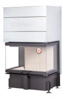 Каминная топка Экокамин Дельта 800 три стекла принтинг — заказать онлайн