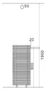 Печь электрическая TULIKIVI Tuisku 10,5кВт