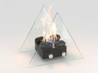 Биокамин LUX FIRE Вулкан М настольный черный — выбрать стильный вариант для интерьера