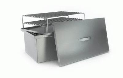  Grillux Коптильня двухъярусная с гидрозатвором "Smoky Proof"