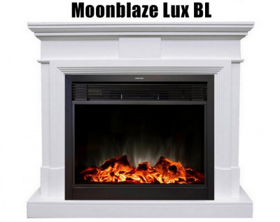 Встраиваемый электрический камин REAL-FLAME Каминокомплект Marco 26 WT с очагом Moonblaze Lux BL\BR