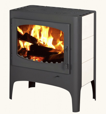 Печь Экокамин БАВАРИЯ ЭКО С ПЛИТОЙ две конфорки