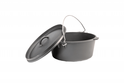  Green Kamado Духовка голландская (чугунная), крышка, для гриля kamado M