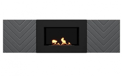 Биокамин Electrolux Тумба с биокамином BFP/P-1400V графит