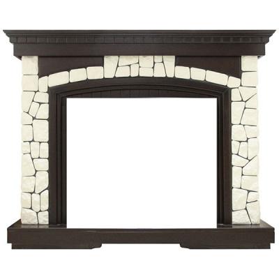 Портал для электрокамина ROYAL-FLAME Glasgow под очаги Jupiter, Dioramic 28, Sym 2608 INT, тем. дуб