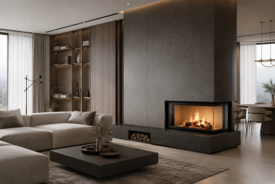 Каминная топка ROCAL G450 LD с правой дверцей — купить с доставкой