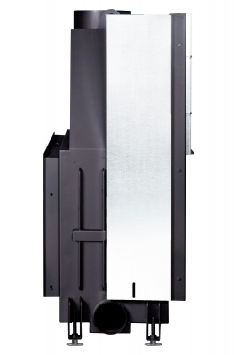 Каминная топка Экокамин ВЕГА 1000TВ туннельная черный шамот принтинг — купить с доставкой