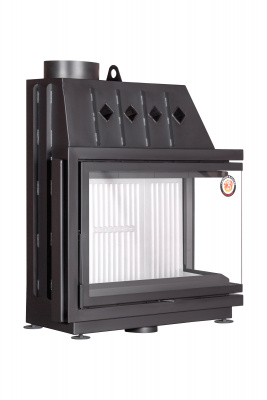 Каминная топка Экокамин Альфа 1000R два стекла правая — купить с доставкой