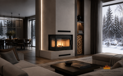 Каминная топка ROCAL ARc 76 LI plus 180 — купить с доставкой