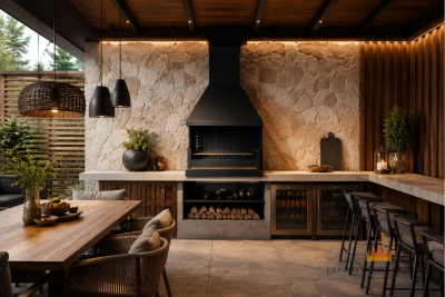 Угольный гриль ROCAL Palma 75 (встраиваемый) — внешний вид и особенности модели