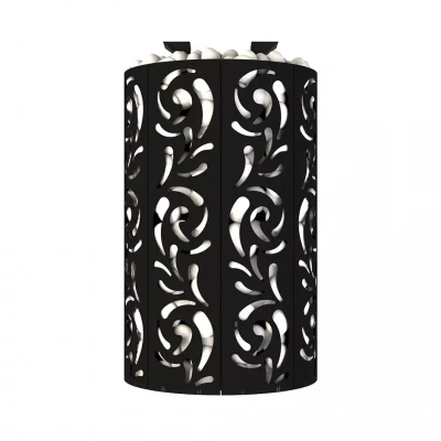 Печь дровяная для бани и сауны GRILL'D Violet Long Window Max дровяная