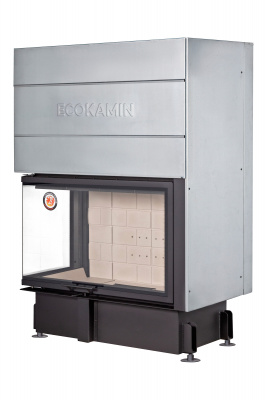 Каминная топка Экокамин Дельта 1000L два стекла левая принтинг — купить с доставкой
