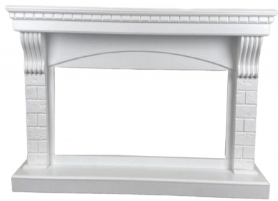 Портал для электрокамина INTER-FLAME Ирландия под очаг Foton 36 белый