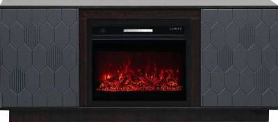  ELEKAM MODERN TV(грани 02/ножки ЛДСП) под Pulsar 38, корпус: венге, фасад: графит грей — модель для выбора и покупки